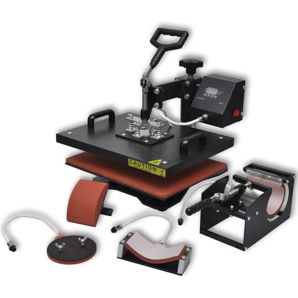 4 i 1 Varme Presse overf&oslash;rsel maskine 900 W