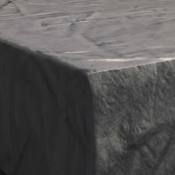 vidaXL Møbelbetræk Ensfarvet Sort 260 x 260 x 90 cm 600D