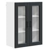 vidaXL V&aelig;gl&aring;gskab PORTO Sort 60 x 31 x 80 cm Konstrueret tr&aelig;
