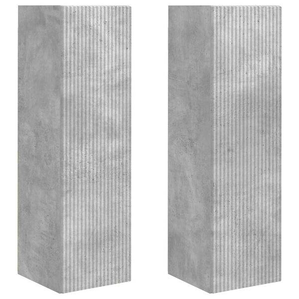vidaXL TV v&aelig;gskab 2 pcs Beton 30 x 31 x 100 cm Konstrueret tr&aelig;