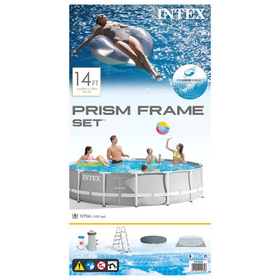 Intex Prism Frame Premium poolsæt 427x107 cm
