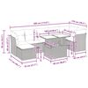 vidaXL sofas&aelig;t til haven 8 dele med hynder polyrattan beige