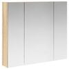 vidaXL Badev&aelig;relsesspejlskab Sonoma eg 80 x 14.5 x 70 cm