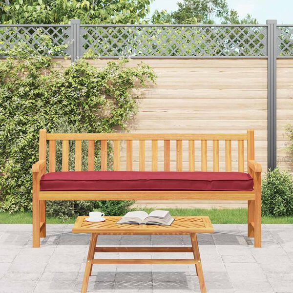 vidaXL Pallet pude Vinr&oslash;d 180 x 40 x 8 cm Oxford stof