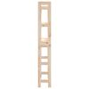 vidaXL toiletstativ 63x26x171 cm massivt fyrretr&aelig;