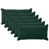 vidaXL Pudebetr&aelig;k 6 pcs HOUTEN M&oslash;rkegr&oslash;n 40 x 80 cm Fl&oslash;jl