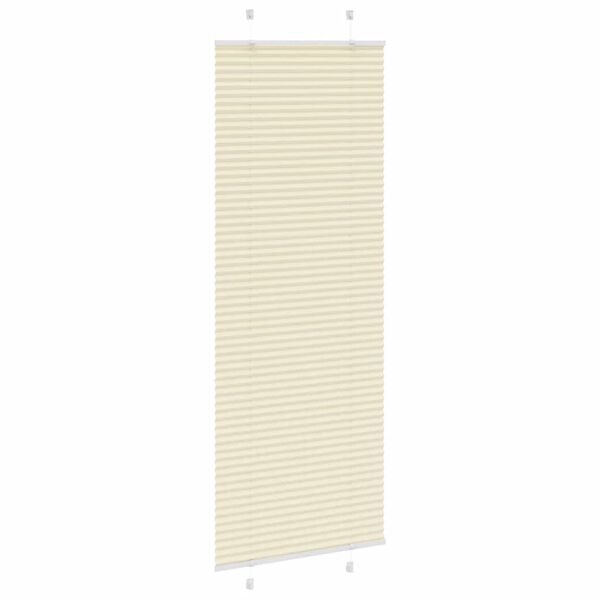 vidaXL Pliss&eacute;gardin fl&oslash;de 75x200 cm Stofbredde 74,4 cm Polyester