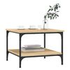 vidaXL sofabord 55x55x40 cm konstrueret tr&aelig; sonoma-eg