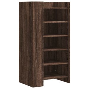 vidaXL skoskab 52x37,5x100 cm konstrueret tr&aelig; brun egetr&aelig;sfarve