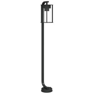vidaXL udend&oslash;rs standerlampe 100 cm rustfrit st&aring;l sort