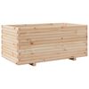 vidaXL plantekasse 110x60x49,5 cm massivt fyrretr&aelig;