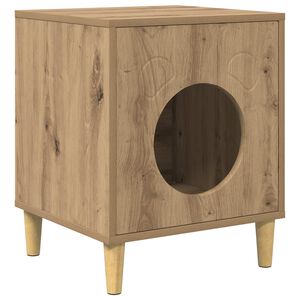 vidaXL Kat Hus Artisan-eg 42,5 x 40 x 53 cm Konstrueret tr&aelig;