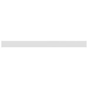 vidaXL Vindueskarm Hvid 140 x 10 x 4,5 cm PVC