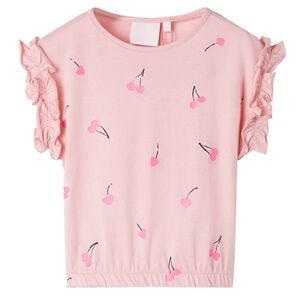 vidaXL T-shirt til b&oslash;rn str. 116 lyser&oslash;d