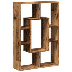 vidaXL bogreol 63x20x90 cm konstrueret tr&aelig; antikt tr&aelig;