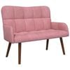 vidaXL 2-personers sofa Lyser&oslash;d 115 x 61 x 87 cm Fl&oslash;jl