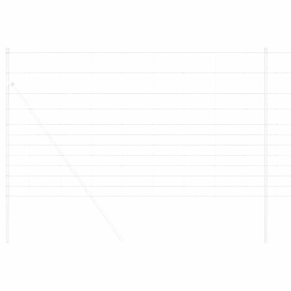 vidaXL Markhegn S&oslash;lv 25 x 1,4 m Galvaniseret st&aring;l