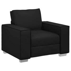vidaXL Sofa Sort 99 x 80 x 84 cm Stof