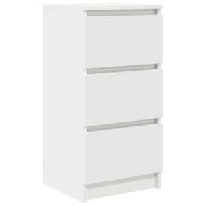 vidaXL sk&aelig;nk 37,5x35x76 cm konstrueret tr&aelig; hvid