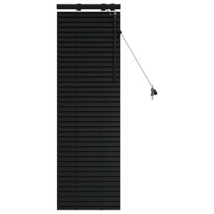 vidaXL Persienner Sort 45 x 130 cm 35 mm Massivt Paulownia Tr&aelig;