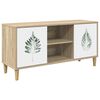 vidaXL TV-skab HANAU 102 x 33 x 50 cm Sonoma-eg Konstrueret tr&aelig;