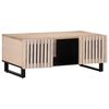 vidaXL sofabord 100x55x40 cm massivt mangotr&aelig; hvid
