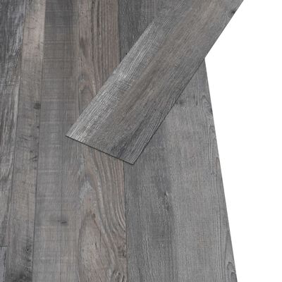 vidaXL ikke-selvklæbende gulvbrædder 5,26 m² 2 mm PVC trælook