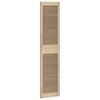 vidaXL Skabsd&oslash;r 2 pcs Naturfarvet 170 x 2,1 x 39,5 cm Massiv fyrretr&aelig;
