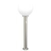 vidaXL pullertlampe med sensor 80 cm rustfrit st&aring;l IP44