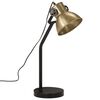 vidaXL skrivebordslampe 17x17x60 cm 25 W E27 antik messingfarve