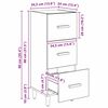 vidaXL Sideboard artisan eg 34.5 x 34 x 90 cm Konstrueret tr&aelig;