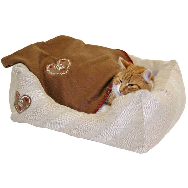 Kerbl hundeseng Love You 47 x 37 x 11 cm beige 81231