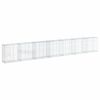 vidaXL gabionkurv med cover 700x50x100 cm galvaniseret jern