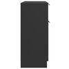 vidaXL skænk 60x30x70 cm konstrueret træ sort