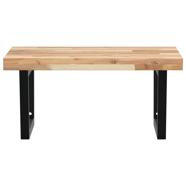 vidaXL v&aelig;gh&aelig;ngt badev&aelig;relseshylde st&aring;l og massivt akacietr&aelig;