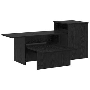 vidaXL Konsolbord Sort eg 91,5 x 35 x 38,5 cm Konstrueret tr&aelig;