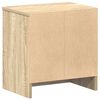 vidaXL sengeborde 2 stk. med skuffe 39x28x41 cm sonoma-eg