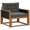 vidaXL Udend&oslash;rs Mellem Sofa Massivt Akacietr&aelig; Naturfarvet