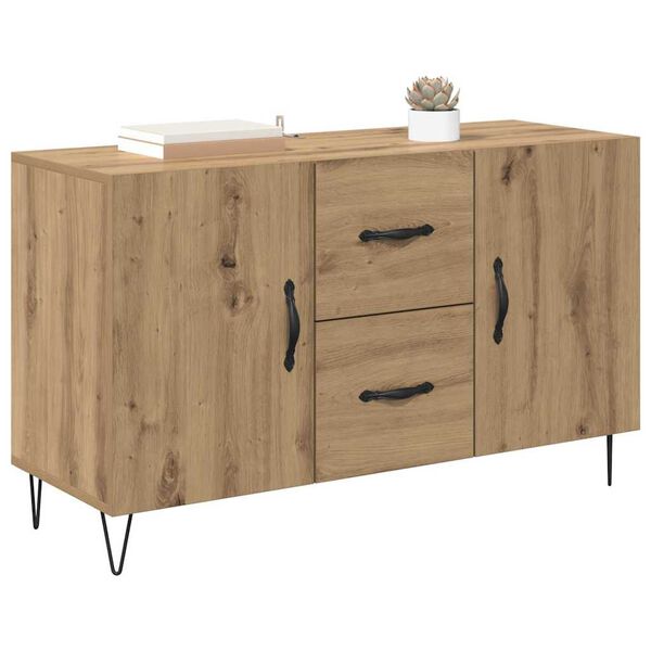 vidaXL Sideboard Artisan Egetr&aelig; 100 x 36 x 60 cm Konstrueret tr&aelig;