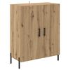 vidaXL Highboard Artisan Egetr&aelig; 69,5 x 32,5 x 180 cm Konstrueret tr&aelig;