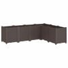 vidaXL plantekasse 160x120x53 cm PP brun