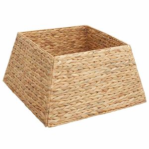 vidaXL Juletr&aelig;krave Firkantet Naturfarvet 50 x 50 x 25 cm Vandhyacint