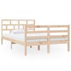 vidaXL sengeramme 120x190 cm Small Double massivt tr&aelig;