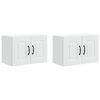 vidaXL Panel til opvaskemaskine Kalmar 2 pcs Hvid 60 x 31 x 40 cm