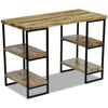 vidaXL skrivebord mangotr&aelig; 110 x 50 x 76 cm