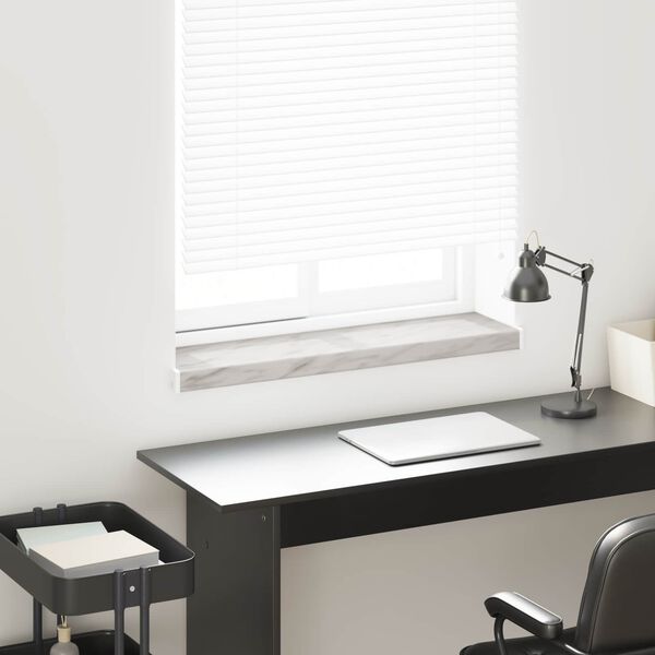 vidaXL Vindueskarm Marmor Tekst -enure 60 x 25 x 4,5 cm PVC