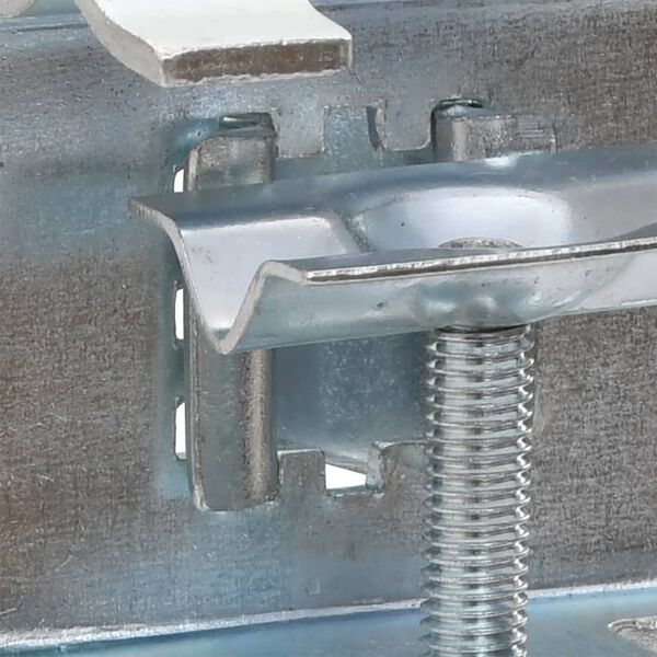 vidaXL parasolbeslag til altan 2 stk. 32 mm galvaniseret stål