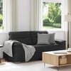 vidaXL 2-personers sofa sort 140 cm kunstl&aelig;der