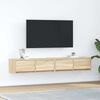 vidaXL tv-borde 2 stk. 80x31x25,5 cm konstrueret tr&aelig; sonoma-eg