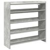 vidaXL skoreol 80x25x81 cm konstrueret tr&aelig; betongr&aring;